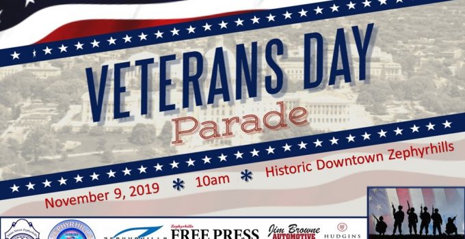 Zephrhills Veterans Day Parade 2019 Information